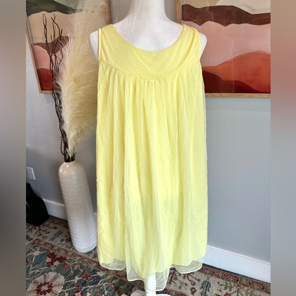 Komar Vintage Yellow Babydoll Nightgown - Picture 4 of 8